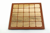 Exotic Wood TAK Game Boards by Jim Sawada, Toronto, Canada