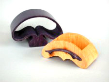 Free-form sculptured boxes by Kathy Sawada, Toronto, Canada